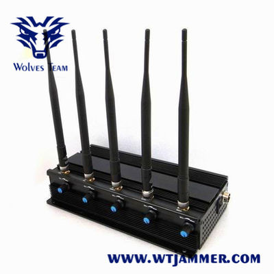 Krachtige GSM van 11W 40m CDMA Celtelefoon en Wifi-Stoorzender