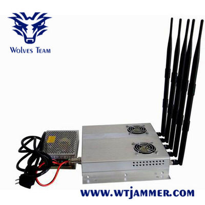 kopen GSM CDMA 3G WIFI 5 Antenne 60m 25W Indoor Signal Jammer online manufacture