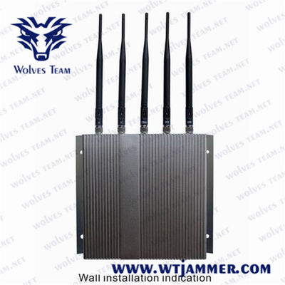40m 5 Banden12.5w Wifi Blocker Stoorzender voor School