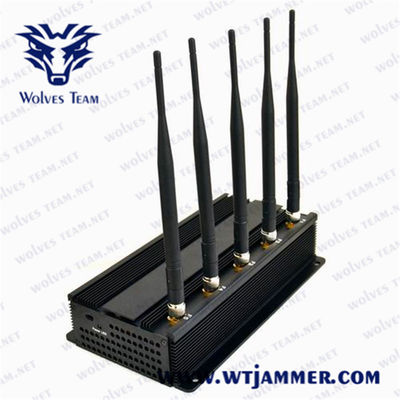 25 Meters van de het Signaalstoorzender van 2.4G 4.9G 5.0G 5w Wifi het Apparaten