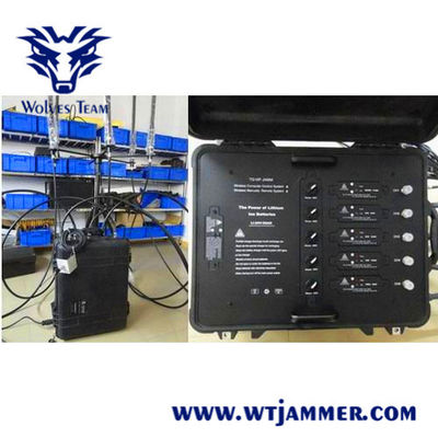 500m 300W Wifi GPS Draagbare het Signaalstoorzender van de Celtelefoon