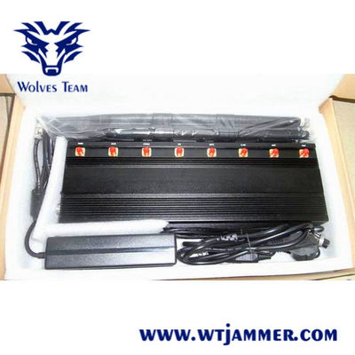 Multifunctionele 8 Blocker GPS WiFi van de Banden Regelbare Krachtige Multifunctionele 3G 4G Telefoon (4G LTE/Wimax)