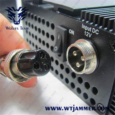 8 banden Regelbare Krachtige 3G 4G Al Stoorzender van WIFI GPS Lojack van de Celtelefoon