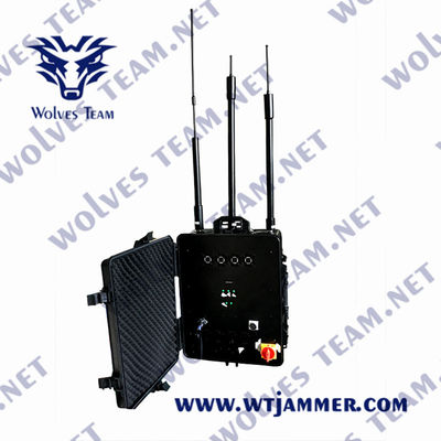 WIFI5.8G van de de Hoge Machtscel van GPS van het de Telefoonsignaal Uav van de de Stoorzenderhommel Signaalgevangenis Waterdichte Openluchtstoorzender