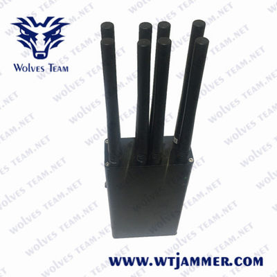 Draagbare GSM 30m van WiFi2.4g GPSL1 Handbediende het Signaalstoorzender van 8W