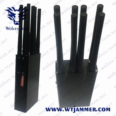Draagbare GSM 30m van WiFi2.4g GPSL1 Handbediende het Signaalstoorzender van 8W
