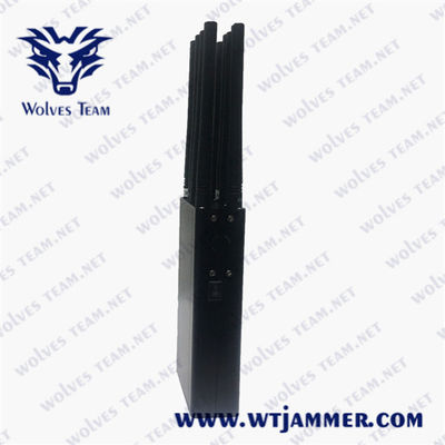 Draagbare GSM 30m van WiFi2.4g GPSL1 Handbediende het Signaalstoorzender van 8W