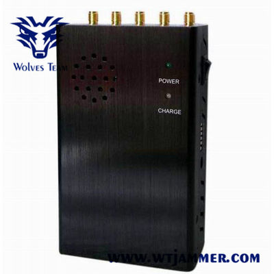 Handbediende GSM 3G 4G 5G WiFi Lojack van 12W CDMA Signaalstoorzender