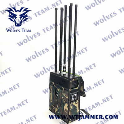 Duurzame Militaire van het de Hommelsignaal van Hoge Machtsgps WIFI5.8G UAV van de de Stoorzender Waterdichte Rugzak Stoorzender