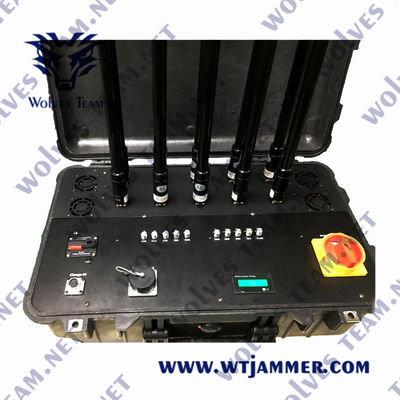 Stoorzender van de hoge Machts de Draagbare 2500m WiFi 3.6G Hommel Rf