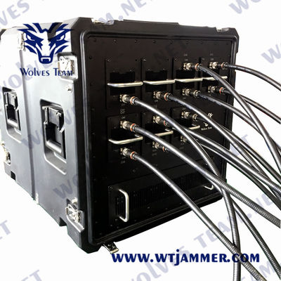 Stoorzender van de voertuig de Draagbare 800m 6000MHz 500W Militaire Bom