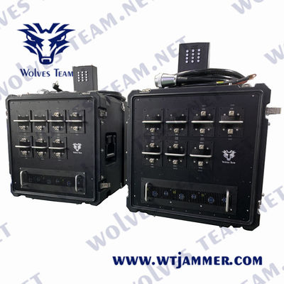 Stoorzender van de voertuig de Draagbare 800m 6000MHz 500W Militaire Bom