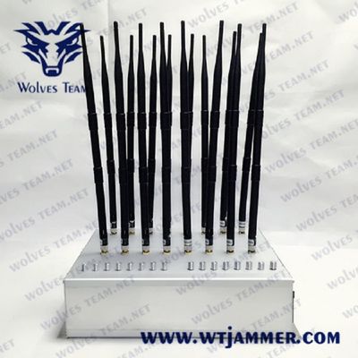 3G 4G 16 Stoorzender 50m GPS WIFI van het Antennes Regelbare Signaal