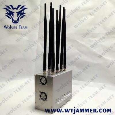 8 bandengsm CDMA de Stoorzender GPS 3G 4G 16W van het Desktopsignaal