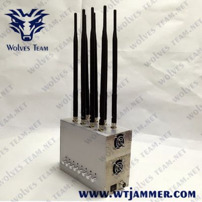 8 bandengsm CDMA de Stoorzender GPS 3G 4G 16W van het Desktopsignaal
