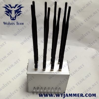 8 bandengsm CDMA de Stoorzender GPS 3G 4G 16W van het Desktopsignaal