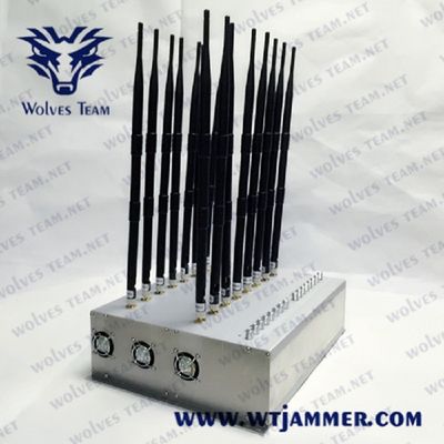 Van het de Telefoonsignaal van de Desktopcel de Blokkerende Stoorzender GPS WIFI 5.8G 3G 4G 5G