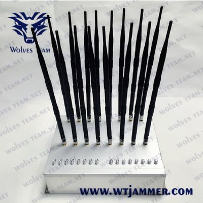 Van het de Telefoonsignaal van de Desktopcel de Blokkerende Stoorzender GPS WIFI 5.8G 3G 4G 5G