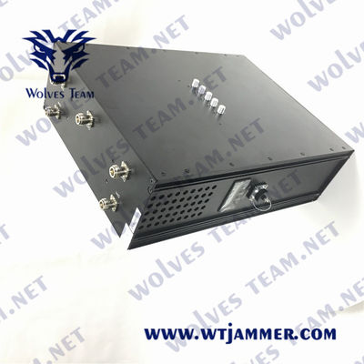 Militaire rf-de Stoorzendergsm 3G 4G 80w LCD van de Signaalrugzak Vertoning
