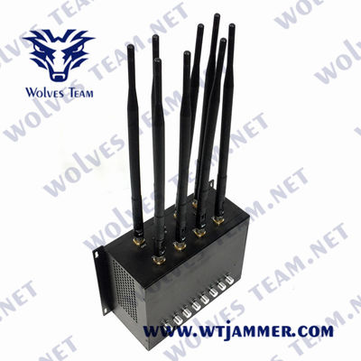 8 banden16w GSM CDMA GPS Stoorzender 30m van het Desktopsignaal met AC Adapter