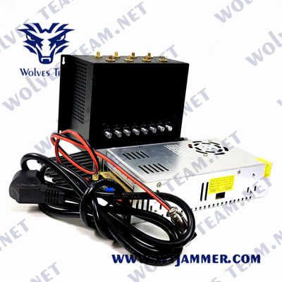 8 banden16w GSM CDMA GPS Stoorzender 30m van het Desktopsignaal met AC Adapter