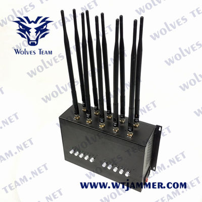 10 banden 30m 20W-de Stoorzender GPS 3G 4G CDMA van het Netwerksignaal