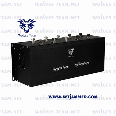 GSM van 35W 3G 4G Cellulaire Draadloze Signaalstoorzender 50m 16 Banden