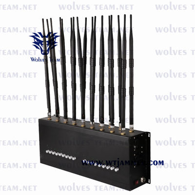 48W GSM CDMA VHF UHFdesktop 18 Antennes GPS Lojack van de Signaalstoorzender