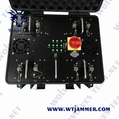 2500m 600W maken Antiuav van Hommelstoorzenders 240VAC Hommelstoorzender waterdicht