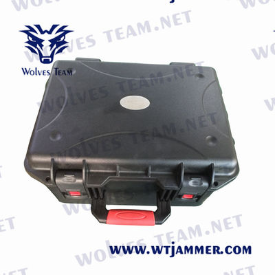 kopen 95AH 28VDC Buitensignaal Jammer 3G 4G 2.4g 5.8g 2500WH CDMA GSM online manufacture