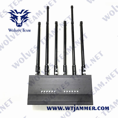 12 kanalen 50m van het de Telefoonsignaal van 36W Mobiele de Stoorzendergsm 3G WIFI 5.8G