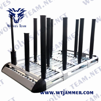 330W 800m Militaire de Stoorzenderdds WCDMA Draagbare rf van de Voertuigbom Stoorzender