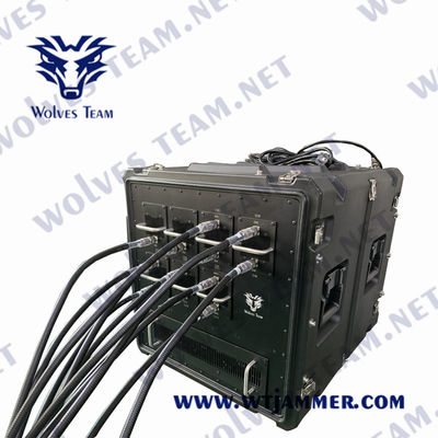 330W 800m Militaire de Stoorzenderdds WCDMA Draagbare rf van de Voertuigbom Stoorzender