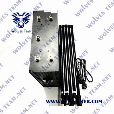 200m DC24V van de Stoorzendermanpack van het Rugzaksignaal GSM 4G 5G 120 Watts 1880MHz