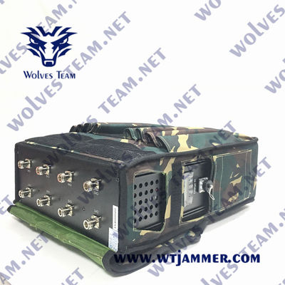 De Stoorzendergsm 4G 5G GPS L1 van DC24V 200m rf Manpack de Stoorzender van het Rugzaksignaal
