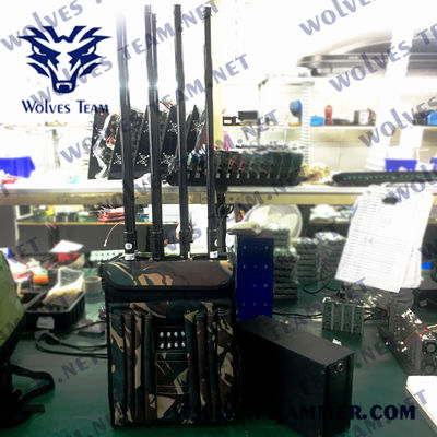 kopen Van de het Signaalrugzak van CDMA 5G rf de Stoorzendergsm 90W 3G 4G Signaalstoorzender online manufacture