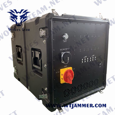 330W 6000Mhz maken IED-Bomstoorzender 800m de Militaire waterdicht Stoorzender van de Voertuigbom