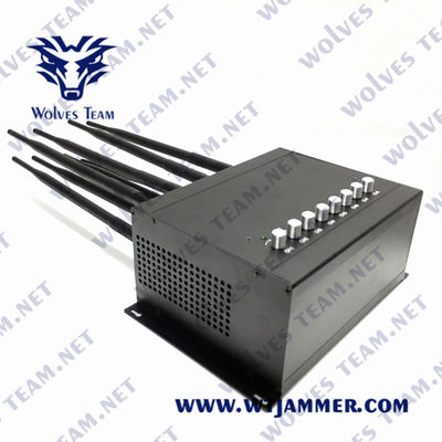 240VAC GSM WiFi Lojack Mobiele Telefoonstoorzender 35W UHFvhf-Stoorzender