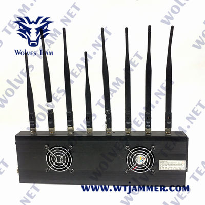 GSM Lojack van 3G 4G 5G Mobiele Telefoonblocker AC100V 35W GPS VHF UHFstoorzender