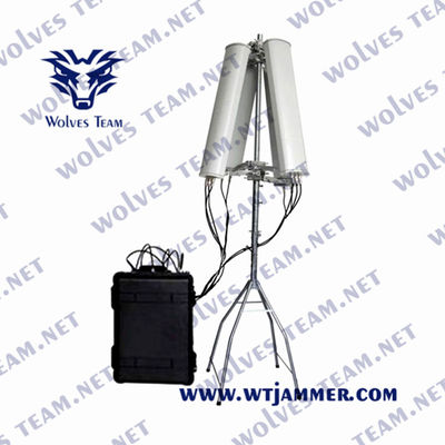 De Pelikaanip65 VHF UHFstoorzender 900W van UMTS WCDMA voor Militair VIP Voertuigkonvooi