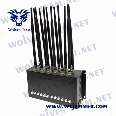 De Telefoonblocker van CDMA 24W Mobiele Stoorzender 12 GSM GPS WIFI van Antennesdcs