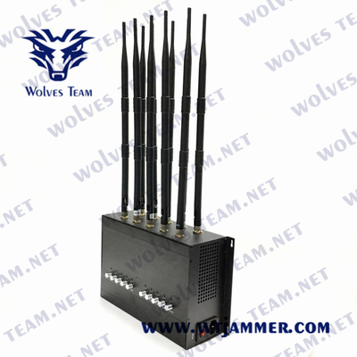 DCS-GSM GPS WIFI 50m het Signaalstoorzender 3G 4G 5G 10 van de Celtelefoon Antennes UHFvhf