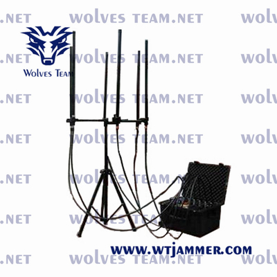 DC27V mobiele GSM van de Telefoonstoorzender 350W CDMA het Signaalstoorzender van PCs 5G van DCS