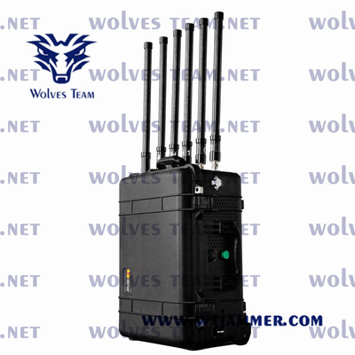 DC27V mobiele GSM van de Telefoonstoorzender 350W CDMA het Signaalstoorzender van PCs 5G van DCS