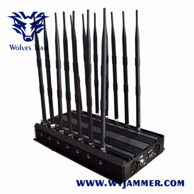 Stoorzender van het de Telefoonsignaal van 315Mhz 433Mhz Lojack de Mobiele 14 Antennes 35W