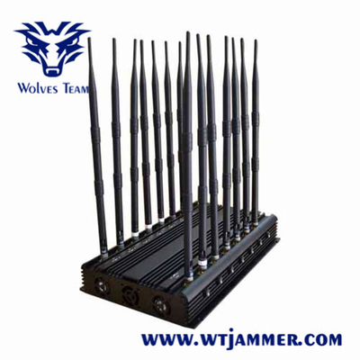 Stoorzender van het de Telefoonsignaal van 315Mhz 433Mhz Lojack de Mobiele 14 Antennes 35W
