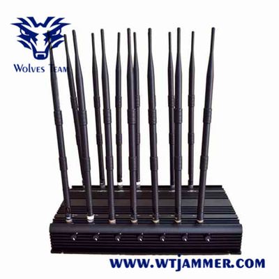 Stoorzender van het de Telefoonsignaal van 315Mhz 433Mhz Lojack de Mobiele 14 Antennes 35W