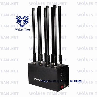 CDMA-GSM WiFi Lojack signaalstoorzender 80m 10W UHFvhf 3G 4G 5G