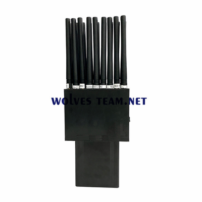 18 Banden Draagbare 2G 3G 4G 5G Stoorzender Al Stoorzender van GPS L1 L2 L5 Lojack WiFi GPS rf 315/433/868MHz tot 30M
