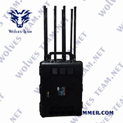 kopen 300W CDMA Draagbare Signal Jammer 5.8G GPS 3G 4G 5G GSM WIFI Voor EOD online manufacture